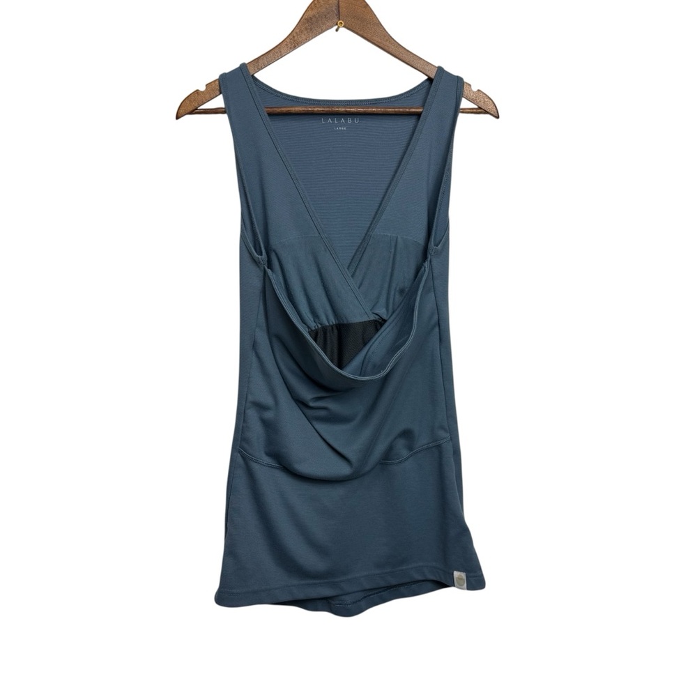 LALABU Blue Baby Wearing Top Cuddle Sling L
